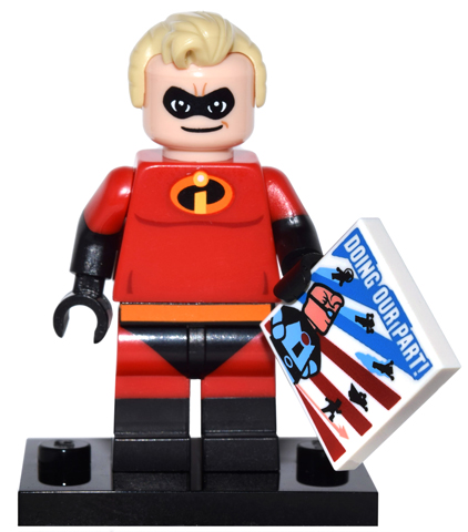 LEGO MINIFIG Mr. Incredible, Disney, Series 1 coldis-13