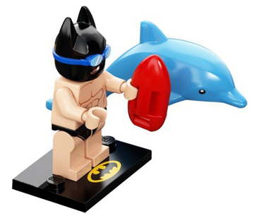 LEGO MINIFIG Swimsuit Batman,  The LEGO Batman Movie, Series 2 coltlbm2-6
