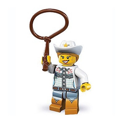 LEGO MINIFIG Cowgirl, Series 8 col08-4