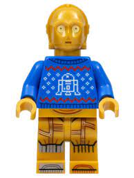 LEGO MINIFIG Star Wars C-3PO - Holiday Sweater sw1238