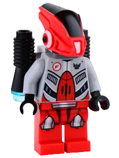 LEGO MINIFIG Space Red Robot Sidekick gs006