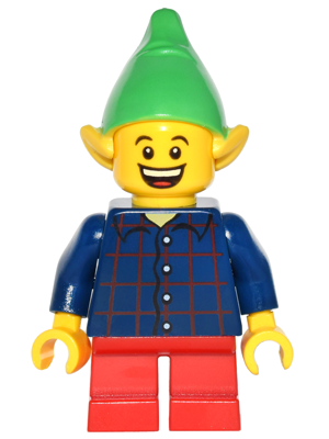 LEGO MINIFIG Icons Elf (plaid shirt) hol047