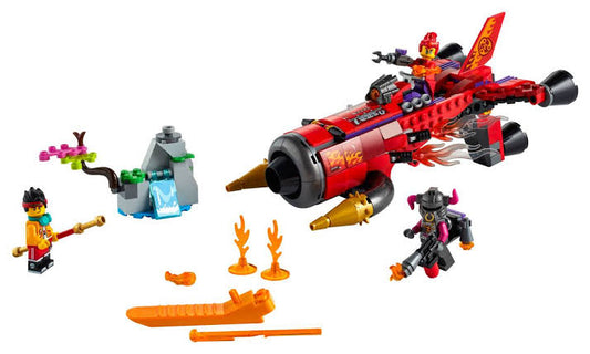 LEGO Monkie Kid Season 2 Red Son's Inferno Jet 80019
