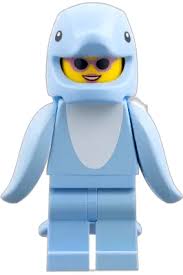 LEGO MINIFIG Minifigure Series Dolphin Costume Fan col469