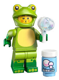 LEGO MINIFIG Frog Costume Fan, Series 28 col28-5