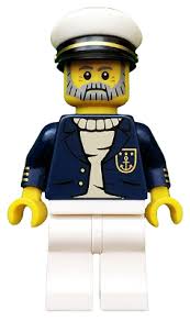 LEGO MINIFIG Sea Captain, Series 10 col154