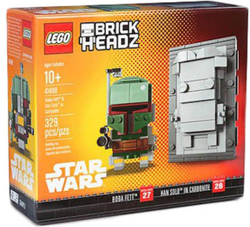 LEGO BrickHeadz Star Wars Boba Fett and Han Solo in Carbonite 41498