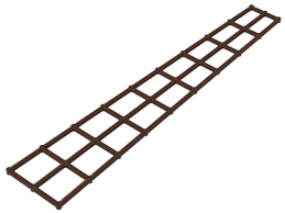 LEGO PART Boat, Mast Rigging Long 27 x 5 2541