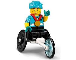 LEGO MINIFIG Wheelchair Racer, Series 22 col22-12