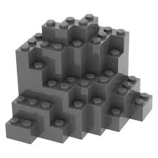 LEGO PART Rock Panel 8 x 8 x 6 Medium Symmetric (MURP) 23996