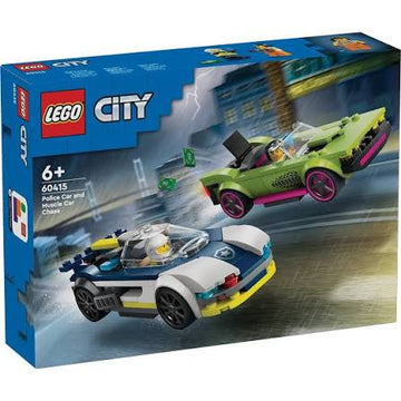 LEGO City Police Car and Muscle Car Chase 60415