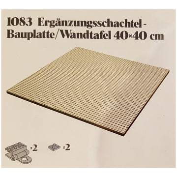 LEGO Dacta 50x50 LEGO Gray Baseplate 1083-2