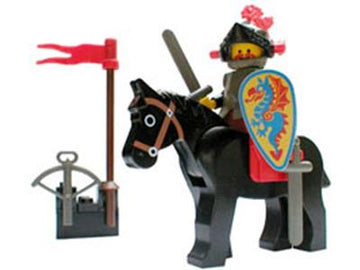PRE-LOVED LEGO Castle Black Knight 6009 (No Box)