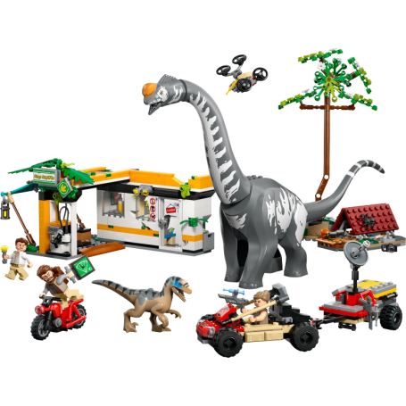 LEGO Jurassic World Rebirth Raptor & Titanosaurus Tracking Mission 76973