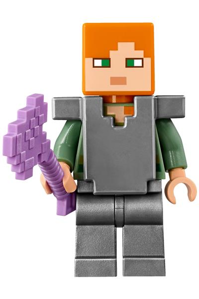 LEGO MINIFIG Minecraft Alex min059