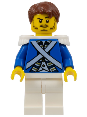 LEGO MINIFIG Pirates Bluecoat Sergeant pi151
