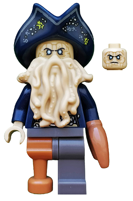 LEGO MINIFIG Pirates of the Caribbean Davy Jones poc031