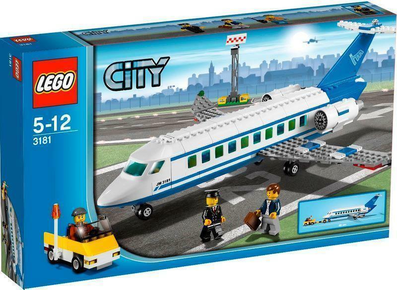 LEGO City Airport Passenger Plane 3181 (shelf wear)