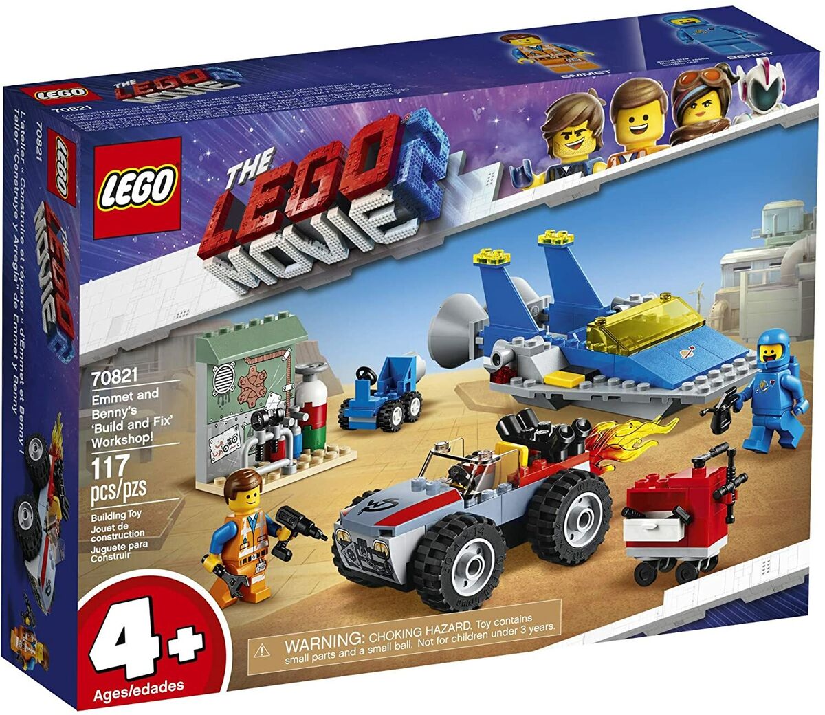 The Lego Movie 2 The Second Part Emmet and Benny's 'Build and Fix' Workshop! 70821