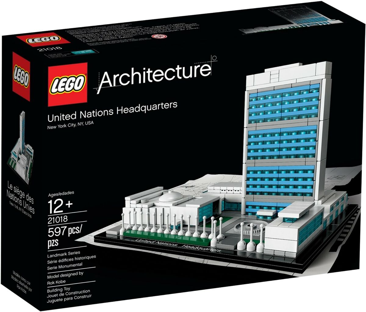 LEGO Architecture United Nations Headquarters 21018 (OPEN BOX)