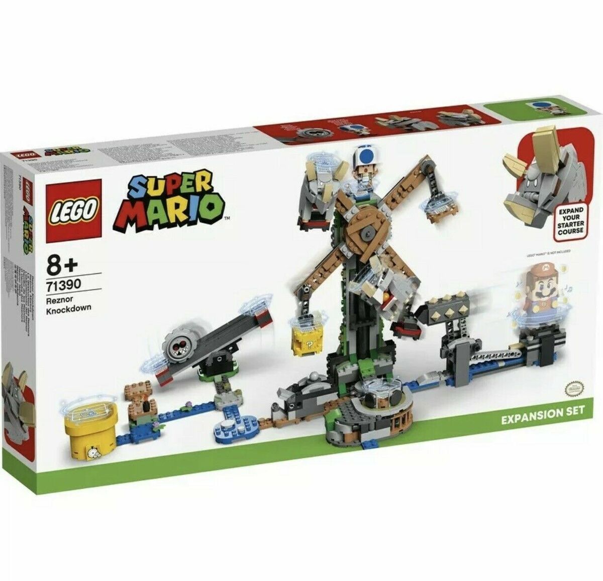 LEGO Super Mario Reznor Knockdown 71390 (Sun Damage)