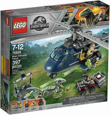 LEGO Jurassic World Fallen Kingdom Blue's Helicopter Pursuit 75928