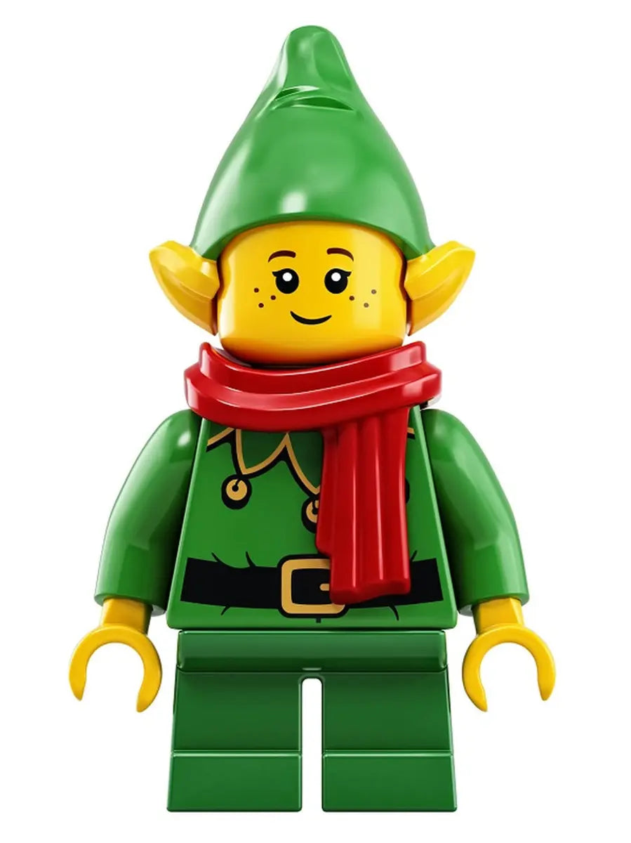 LEGO MINIFIG Icons Elf - Green Scalloped Collar hol206