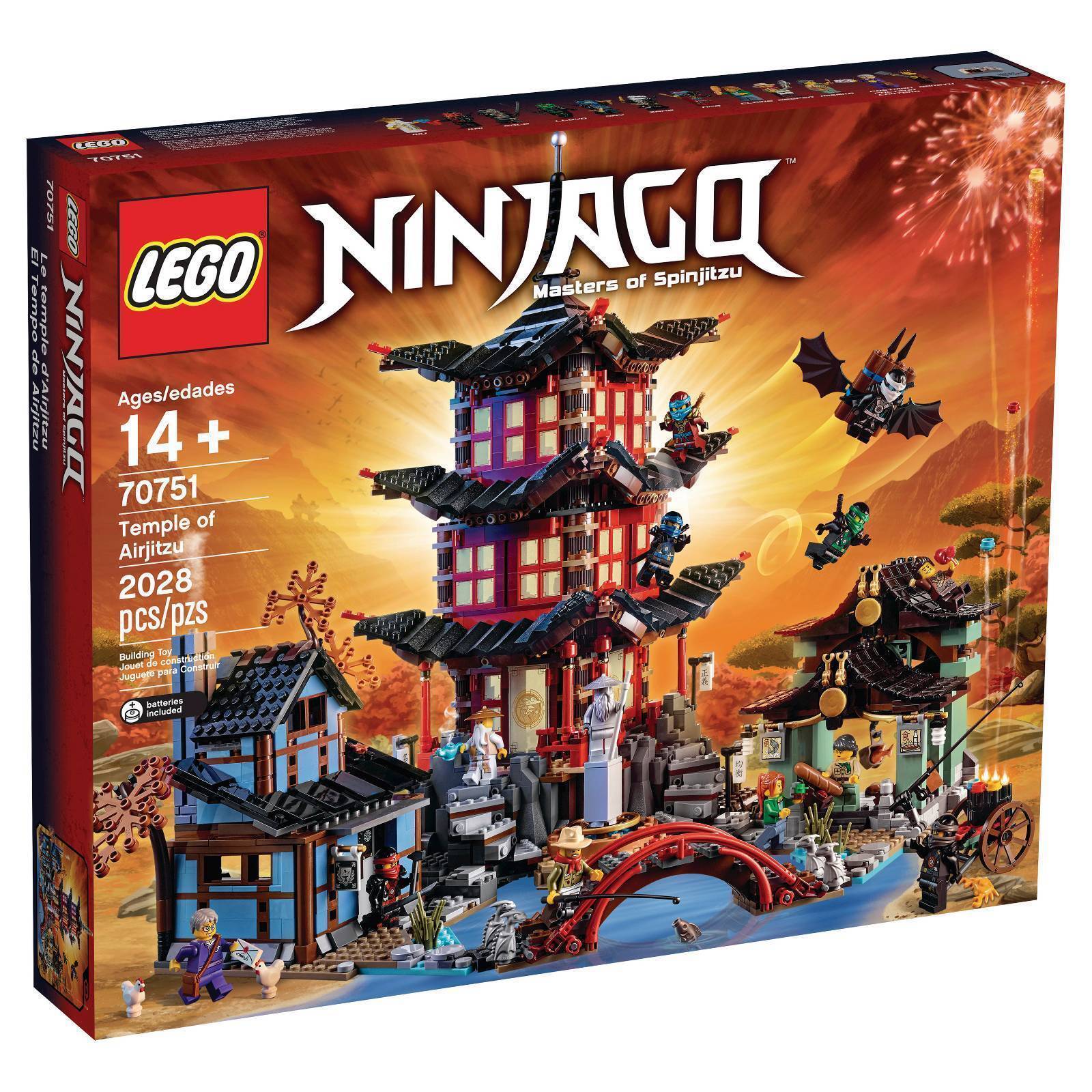 Lego Ninjago Temple Of Airjitzu 70751