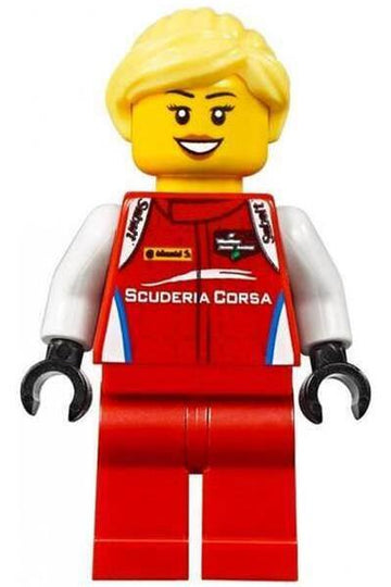 LEGO MINIFIG Speed Champions Ferrari 488 GT3 Scuderia Corsa Driver sc056