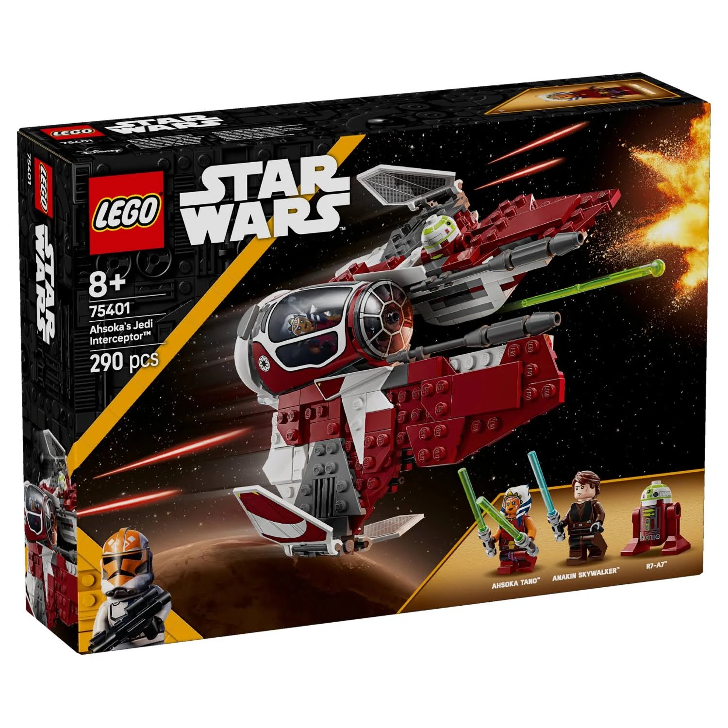 LEGO Star Wars the Clone Wars Ahsoka's Jedi Interceptor 75401