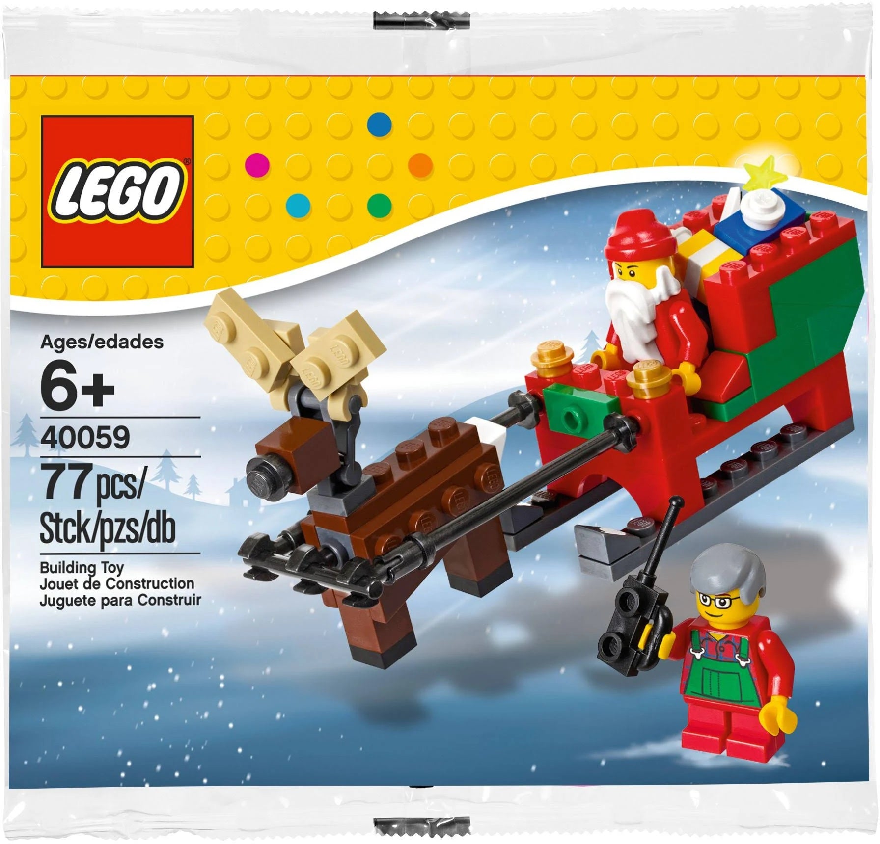 LEGO POLYBAG Christmas Santa's Sleigh 40059