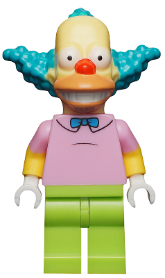 LEGO MINIFIG Krusty the Clown, The Simpsons, Series 1 sim014