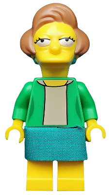LEGO MINIFIG Minifigure Series Edna Krabappel sim040