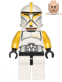 LEGO MINIFIG Star Wars Clone Trooper Commander sw0481