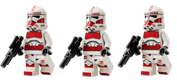 LEGO MINIFIG Star Wars Clone Shock Trooper sw1305 X 3