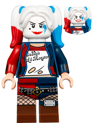 LEGO MINIFIG The Lego Movie 2 The Second Part Harley Quinn Apocalypseburg tlm134