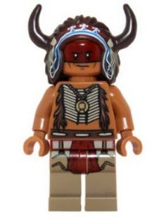 LEGO MINIFIG The Lone Ranger Red Knee tlr003