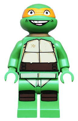 LEGO MINIFIG Teenage Mutant Ninja Turtles Michelangelo tnt012
