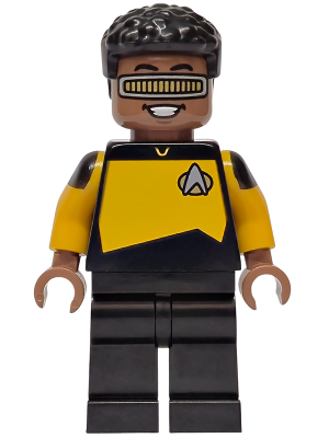 LEGO MINIFIG Icons Lieutenant Commander Geordi La Forge trek004