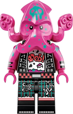 LEGO MINIFIG Vidiyo Squid Drummer vid028