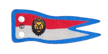 LEGO PART Cloth Flag 5 x 2 Banner with Royal Knights Lion Head Pattern x560px1