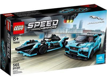 LEGO Speed Champions Formula E Panasonic Jaguar Racing GEN2 Car & Jaguar I-PACE eTROPHY 76898