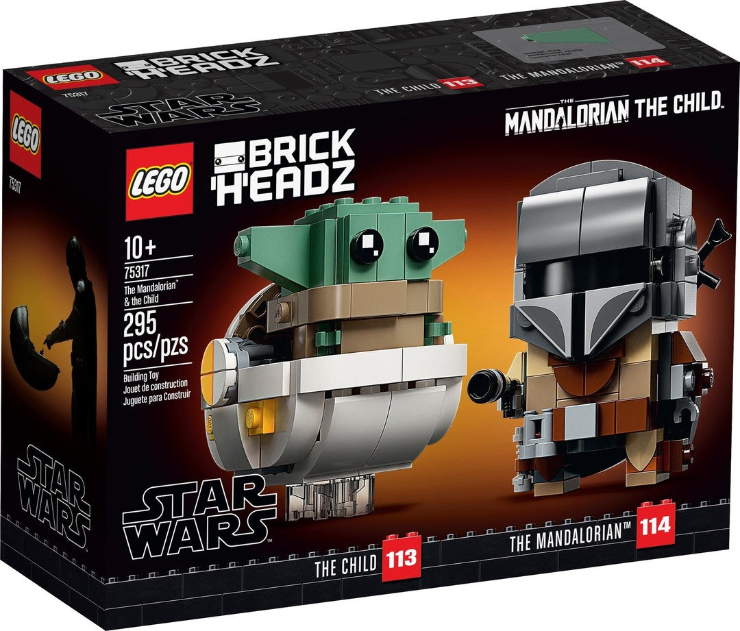 LEGO BrickHeadz Star Wars Mandalorian and The Child 75317