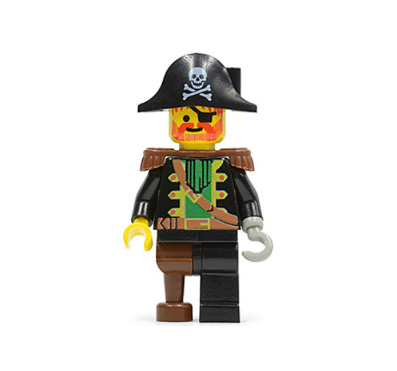 LEGO MINIFIG Pirates Captain Red Beard pi055