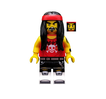 LEGO MINIFIG Gong & Guitar Rocker, The LEGO Ninjago Movie coltlnm17