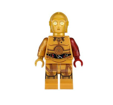 LEGO MINIFIG Star Wars C-3P0 - Dark Red Arm sw0653