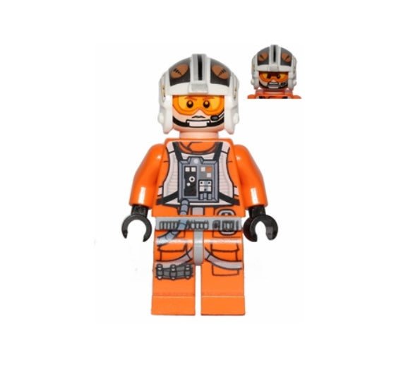 LEGO MINIFIG Star Wars Rebel X-Wing Pilot (Theron Nett) sw0544