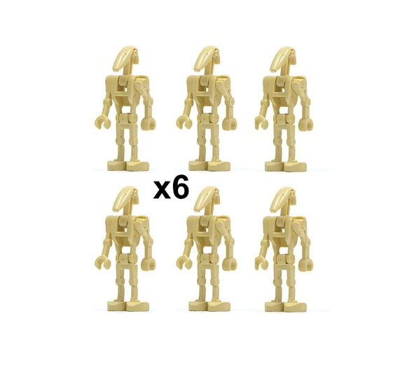 LEGO MINIFIG Star Wars Battle Droid sw0001c (x6)