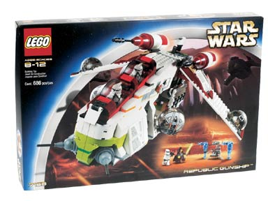 PRE-LOVED LEGO Star Wars Republic Gunship 7163